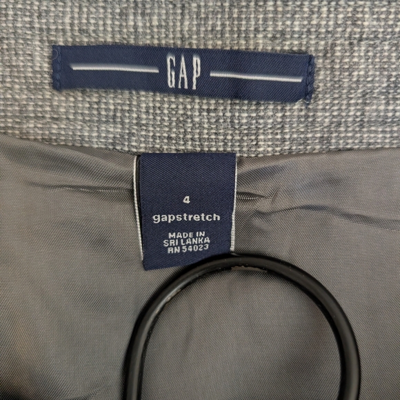 GAP Womens 4 Pleated Wool Blend Skirt Gray Party Coquette Office Preppy Casual - Picture 6 of 7